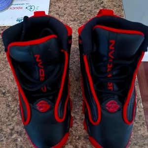 Jordans size 11C Red & Black
